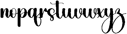Berry Regular otf (400) Font LOWERCASE