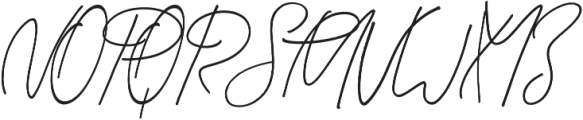 Berry Romillin otf (400) Font UPPERCASE