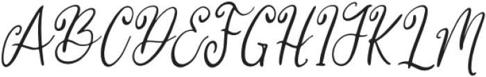Berrylove Italic Italic otf (400) Font UPPERCASE