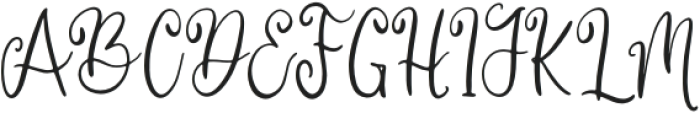 Berrylove otf (400) Font UPPERCASE