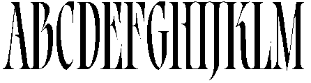 Bersa Serif Light otf (300) Font UPPERCASE