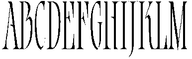 Bersa Serif Thin otf (100) Font UPPERCASE