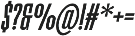 Bersekers Bold Italic otf (700) Font OTHER CHARS