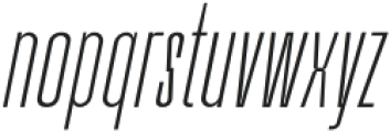 Bersekers ExtraLight Italic otf (200) Font LOWERCASE