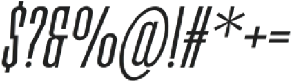 Bersekers Italic otf (400) Font OTHER CHARS