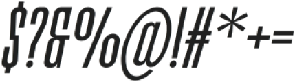 Bersekers Medium Italic otf (500) Font OTHER CHARS