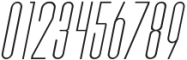 Bersekers Thin Italic otf (100) Font OTHER CHARS