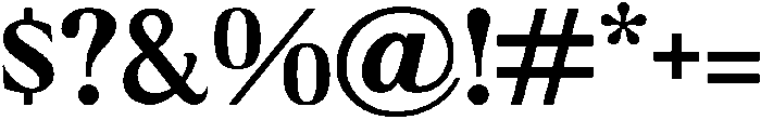 Bertha otf (400) Font OTHER CHARS