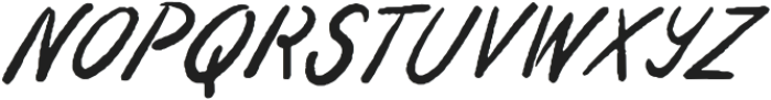 Berue Hand Italic otf (400) Font UPPERCASE