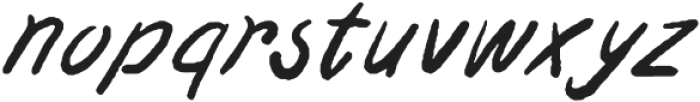 Berue Hand Italic otf (400) Font LOWERCASE