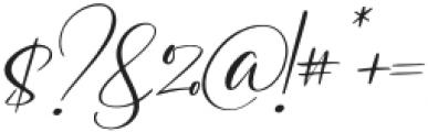 Beslatty Italic otf (400) Font OTHER CHARS