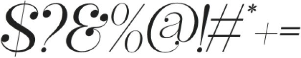 Besluty Italic otf (400) Font OTHER CHARS