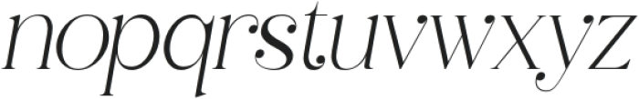 Besluty Italic otf (400) Font LOWERCASE