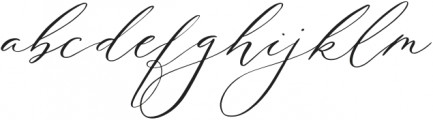Besotted Love Regular otf (400) Font LOWERCASE