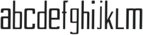 Bespoken Regular otf (400) Font LOWERCASE