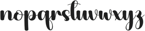 Best Quality Regular otf (400) Font LOWERCASE