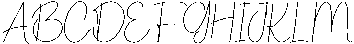 Best Signature Regular otf (400) Font UPPERCASE