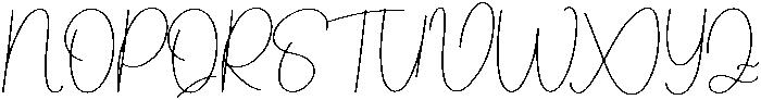 Best Signature Regular otf (400) Font UPPERCASE