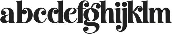 Best Swashed Bold Bold otf (700) Font LOWERCASE