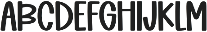 BestDays-Regular otf (400) Font LOWERCASE