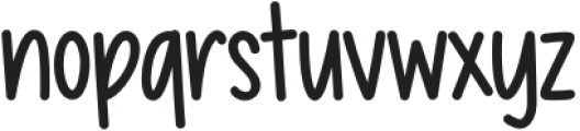 BestFriends-Regular otf (400) Font LOWERCASE