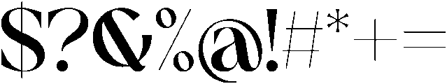 Bestari otf (400) Font OTHER CHARS