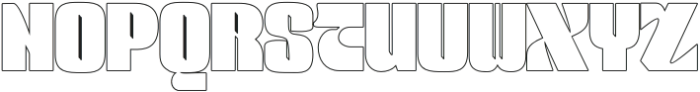 Bestgift Outline otf (400) Font UPPERCASE