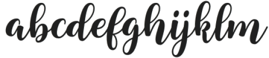 BesthanScript otf (400) Font LOWERCASE