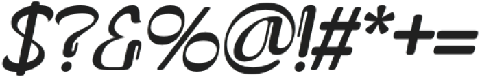 Besthari Italic otf (400) Font OTHER CHARS