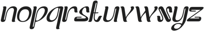 Besthari Italic otf (400) Font LOWERCASE