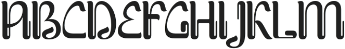 Besthari Regular otf (400) Font UPPERCASE