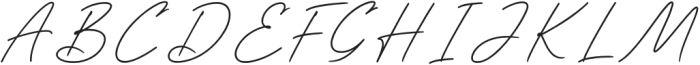 Besthary Script otf (400) Font UPPERCASE