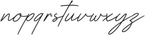 Besthary Script otf (400) Font LOWERCASE