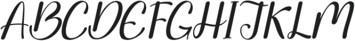 Besthie Italic otf (400) Font UPPERCASE