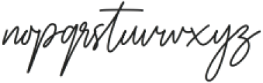 BesthinySignature otf (100) Font LOWERCASE