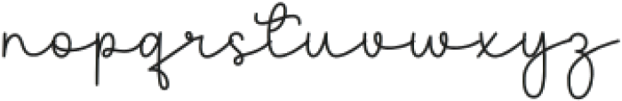 Bestia Signature Regular otf (400) Font LOWERCASE