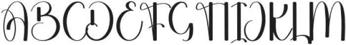 Bestiaries Regular otf (400) Font UPPERCASE