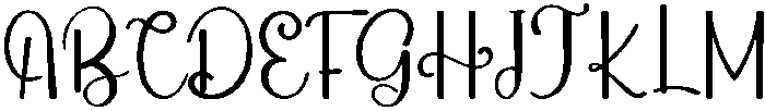 Bestie Regular otf (400) Font UPPERCASE