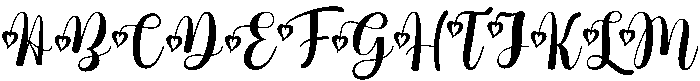 Bestie Regular otf (400) Font UPPERCASE