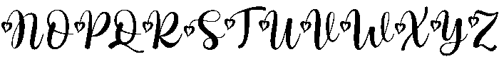 Bestie Regular otf (400) Font UPPERCASE
