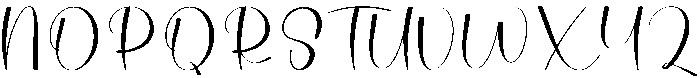 Bestie Signature Regular otf (400) Font UPPERCASE