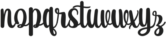 BestieSweet otf (400) Font LOWERCASE