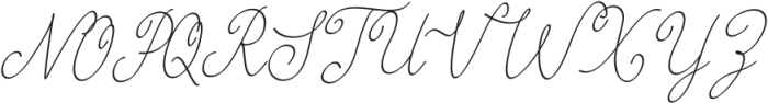 Bestiela brigthing script Regular ttf (100) Font UPPERCASE