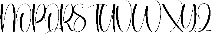 Besties Regular otf (400) Font UPPERCASE