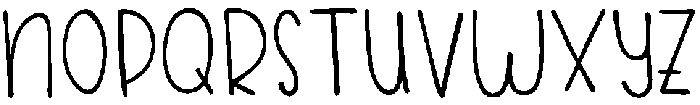 Besties Regular otf (400) Font UPPERCASE