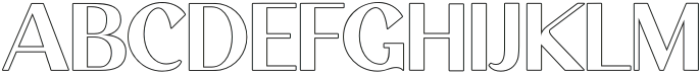 Bestigia-Hairline otf (100) Font UPPERCASE