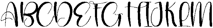 Bestina Regular otf (400) Font UPPERCASE