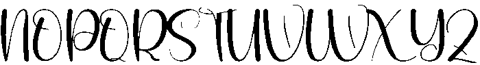 Bestina Regular otf (400) Font UPPERCASE