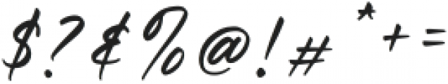 Beston-Italic otf (400) Font OTHER CHARS