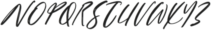Bestovy Wisher Italic Italic otf (400) Font UPPERCASE